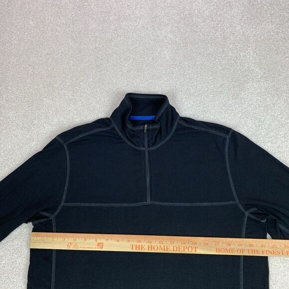 Eddie Bauer Travex Shirt Men's Size Med Performance Stretch 1/4 Zip Outdoor - Picture 14 of 16